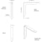 Ekena Millwork Stockport Steel Bracket, Hammered Silver 2"W x 14"D x 14"H BKTM02X14X14STHSV - alternate 9